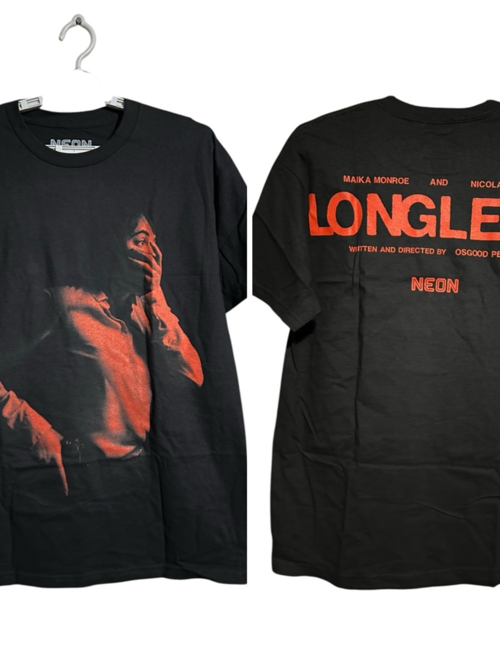 NEW Neon Rated Longlegs Agent Lee Harker T Shirt Large Black Official Merch